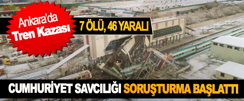 Ankara'da Yüksek Hızlı Tren ile kılavuz tren çarpıştı