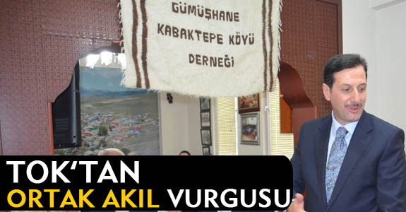 Erdoğan Tok, Gümüşhanelilerle bayramlaştı.