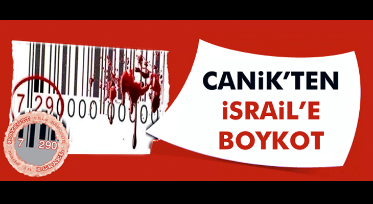 Canik'ten İsrail'e Boykot