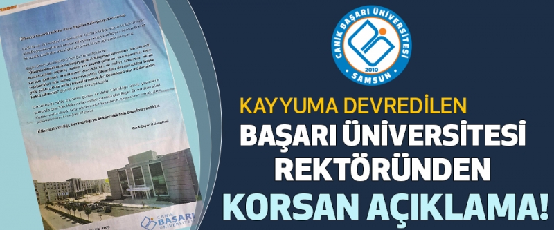 Başarı Üniversitesi Rektöründen Korsan Açıklama!