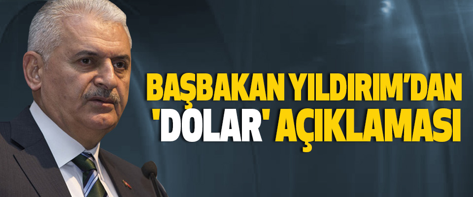 Başbakan Yıldırım’dan 'Dolar' Açıklaması