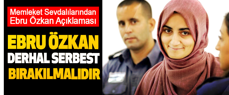 Başkan Şanlı, Ebru Özkan Derhal Serbest Bırakılmalıdır