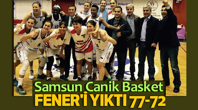 Samsun Canik Basket Fener'i Yıktı 77-72 