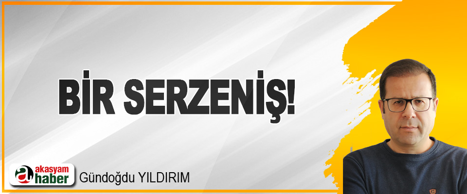 Bir serzeniş!