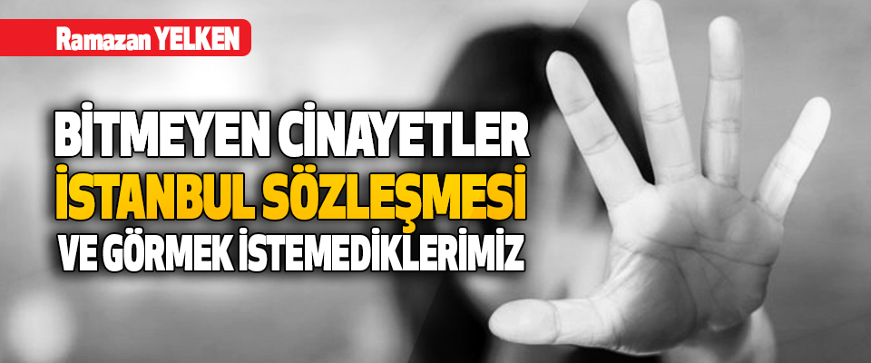 Bitmeyen Cinayetler, İstanbul Sözleşmesi ve Görmek İstemediklerimiz