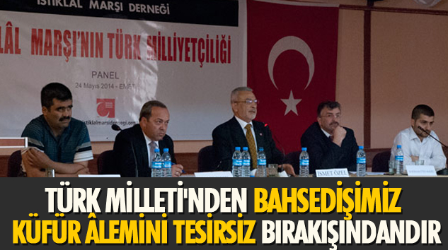 İsmet Özel: Türk Milleti'nden Bahsedişimiz Küfür Âlemini Tesirsiz Bırakışındandır