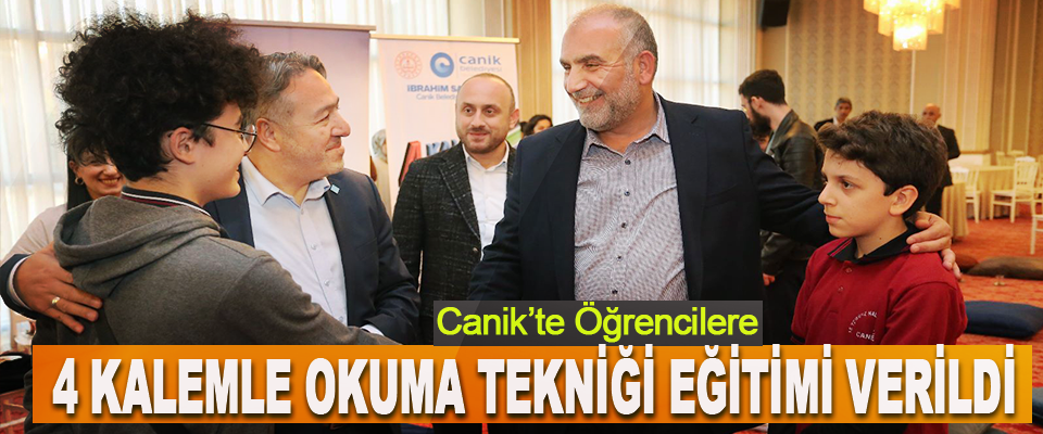 Canik’te Öğrencilere 4 Kalemle Okuma Tekniği Eğitimi Verildi