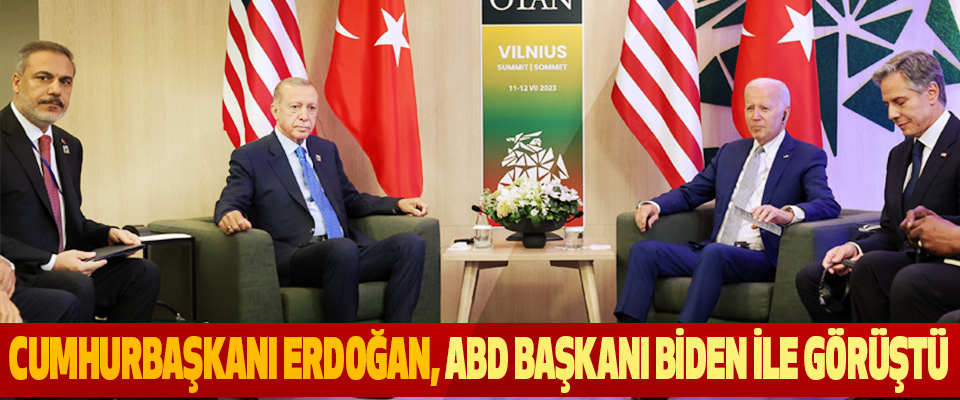 Cumhurbaşkanı Erdoğan, ABD Başkanı Biden İle Görüştü