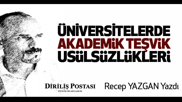 Samsun'da Üniversitelerde Akademik Teşvik Usülsüzlükleri!