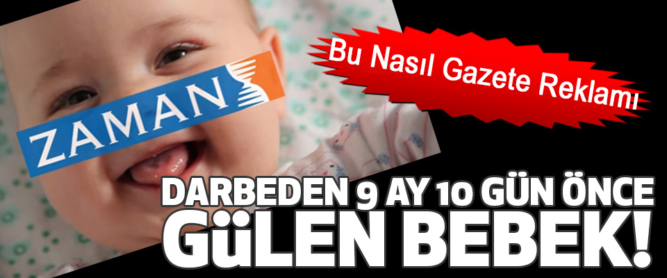 Darbeden 9 ay 10 gün önce gülen bebek!