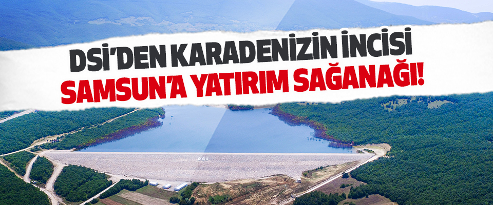 DSİ’den Karadenizin İncisi Samsun’a Yatırım Sağanağı!