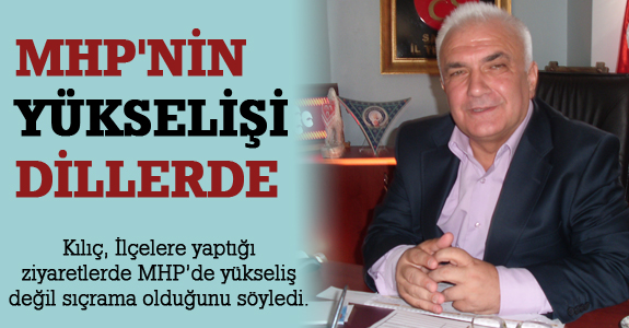 MHP İl Başkanı Şaban Kılıç,’Mhp'nin Yükselişi Dillerde’