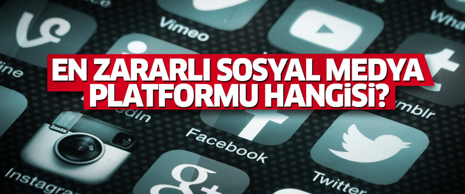 En zararlı sosyal medya platformu hangisi!