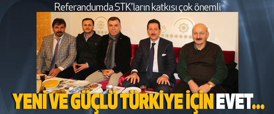 Erdoğan Tok, Referandumda STK'ların katkısı çok önemli