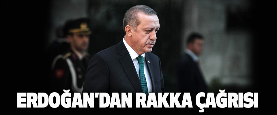 Erdoğan'dan Rakka Çağrısı
