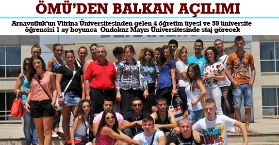 Ondokuz Mayis Üniversitesi Tip Fakültesinden Balkanlara Eğitim Açilimi