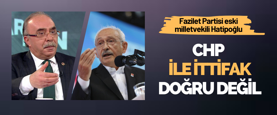 Fazilet Partisi eski milletvekili Ömer Vehbi Hatipoğlu 