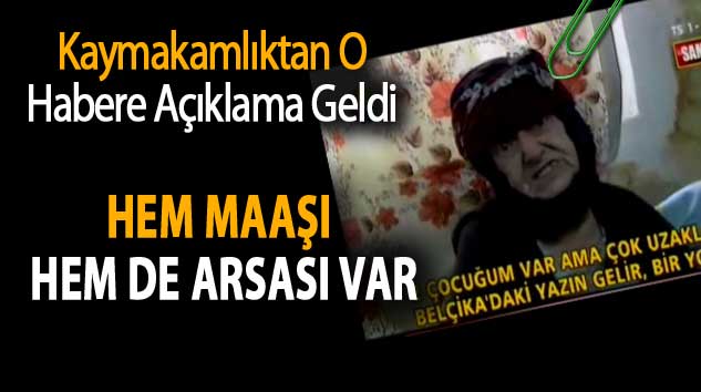 Hem Maaşı Hem De Arsası Var