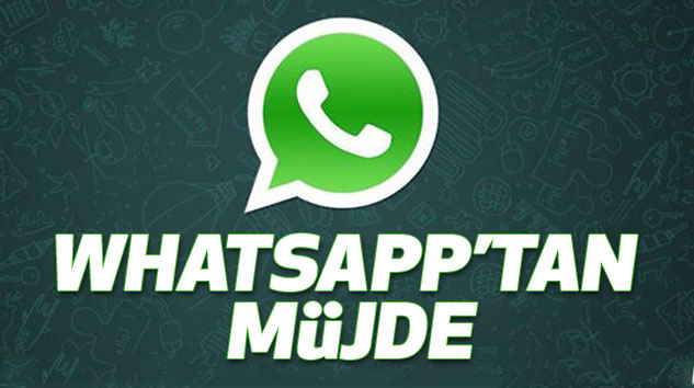Whatsapp’tan Müjde