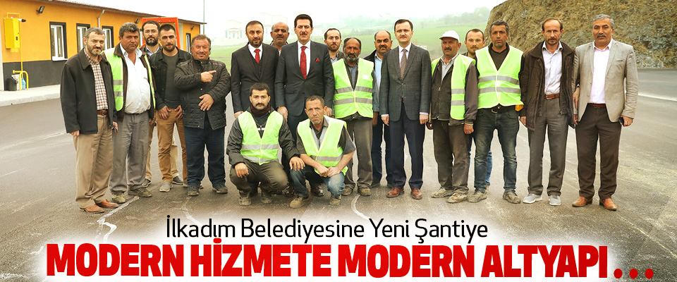 İlkadım Belediyesine Yeni Şantiye