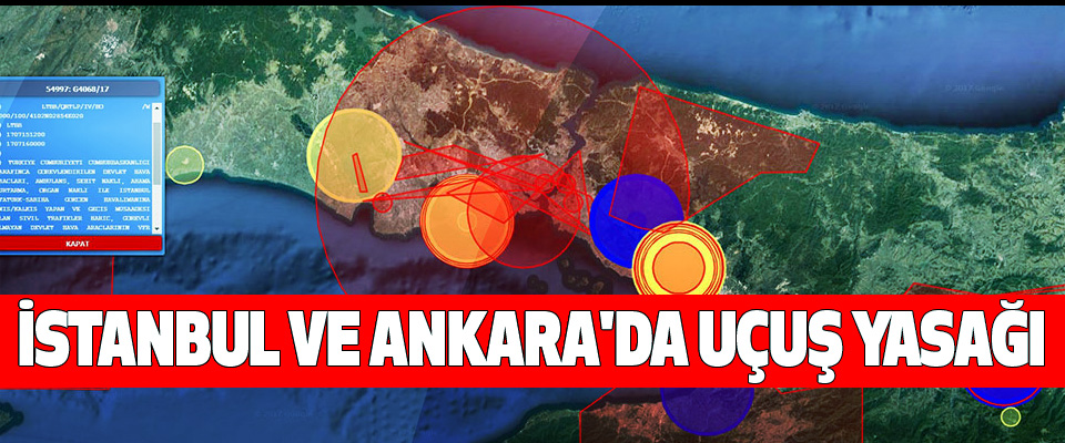 İstanbul Ve Ankara'da Uçuş Yasağı