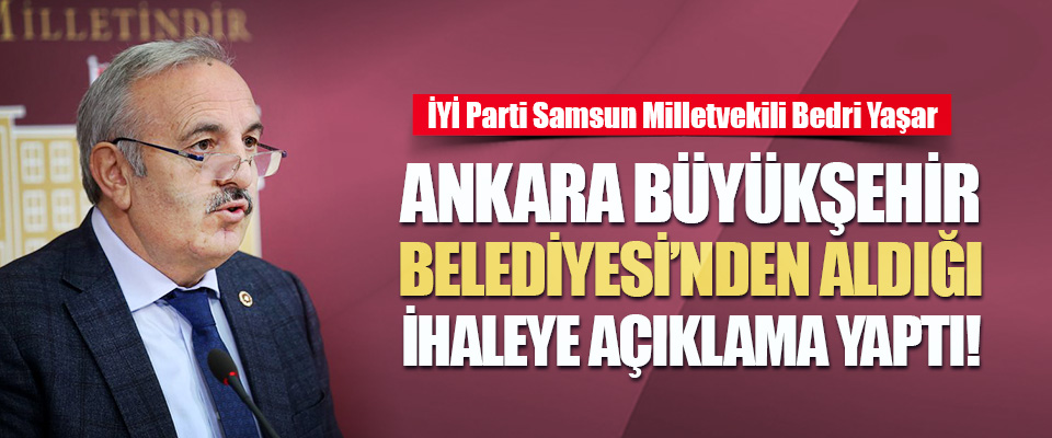 İYİ Parti Samsun Milletvekili Bedri Yaşar Çok Komik Açıklama Yaptı!