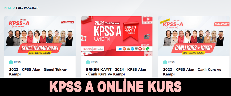 KPSS A Online Kurs