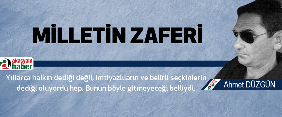 Milletin Zaferi