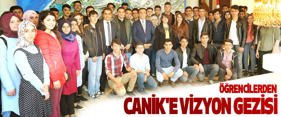 Öğrencilerden Canik'e Vizyon Gezisi