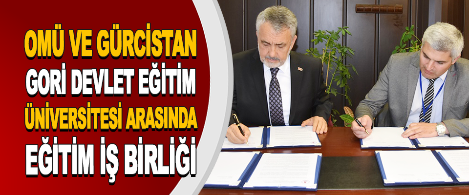 Omü Ve Gürcistan Gori Devlet Eğitim Üniversitesi Arasında Eğitim İş Birliği