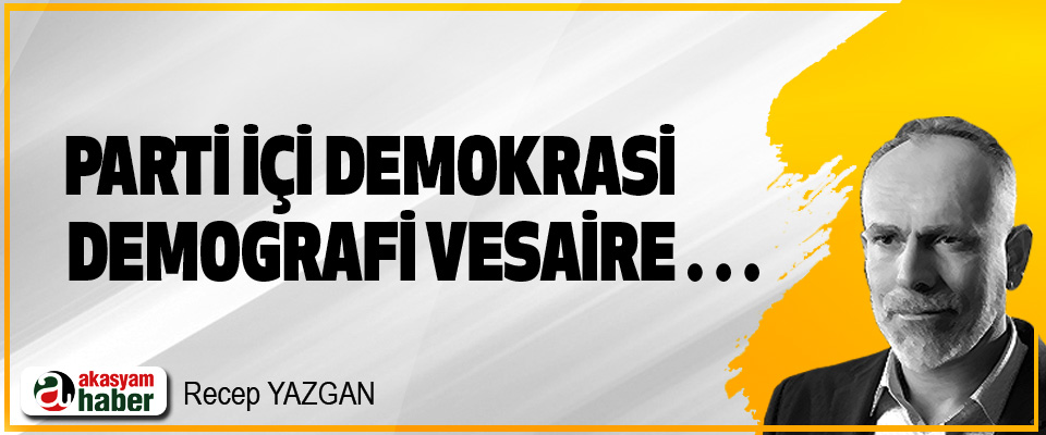 Parti İçi Demokrasi, Demografi Vesaire…