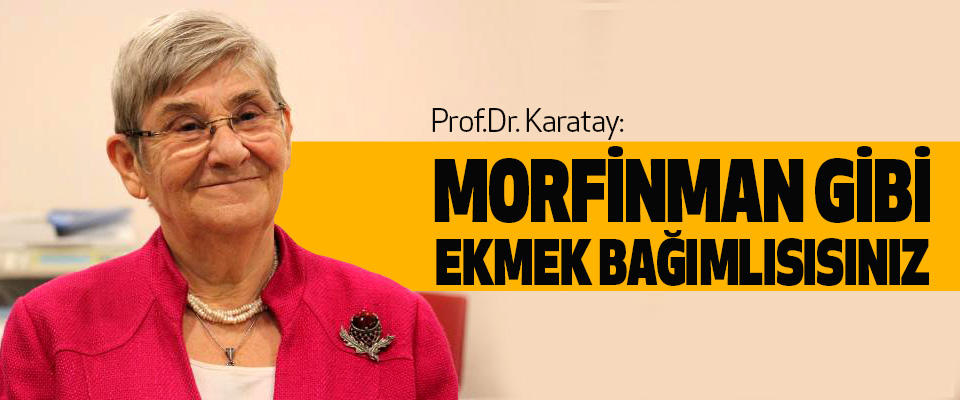 Prof.Dr. Karatay: Morfinman Gibi Ekmek Bağımlısısınız