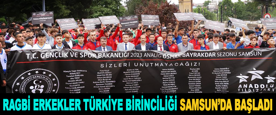 Ragbi Erkekler Türkiye Birinciliği Samsun’da Başladı