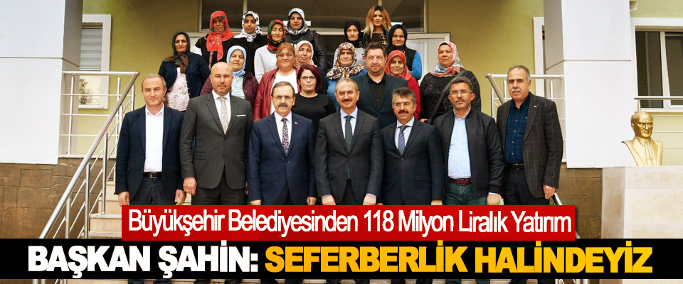 Samsun Büyükşehir Belediyesinden 118 Milyon Liralık Yatırım