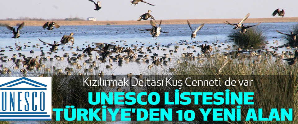 Samsun Kızılırmak Kuş Cenneti Unesco’da
