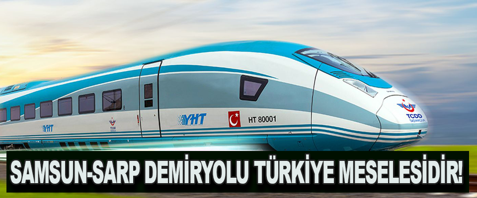 Samsun-sarp Demiryolu Türkiye Meselesidir!