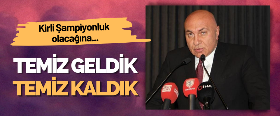 Samsunspor Başkanı Yüksel Yıldırım 