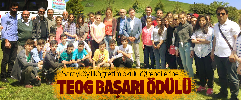 Sarayköy ilköğretim okulu öğrencilerine Teog Başarı Ödülü