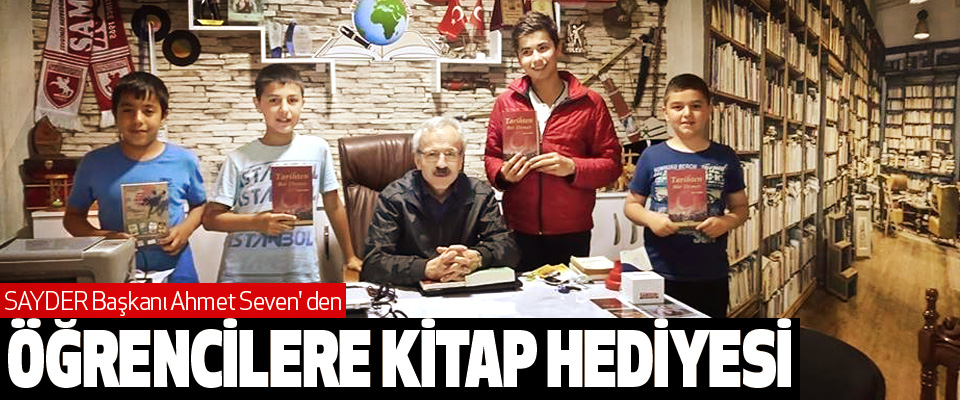 Sayder Başkanı Ahmet Seven' Den Öğrencilere Kitap Hediyesi