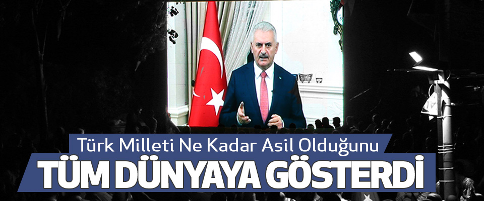 Türk Milleti Ne Kadar Asil Olduğunu Tüm Dünyaya Gösterdi