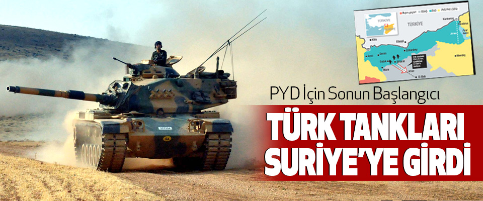 Türk Tankları Suriye’ye Girdi