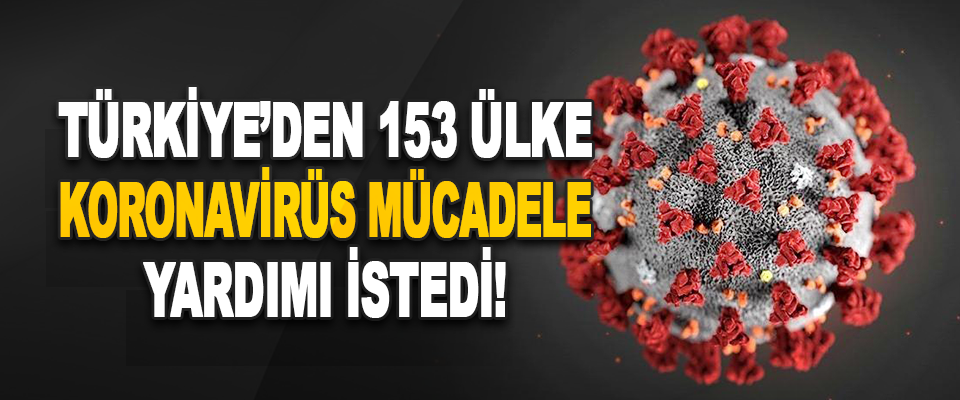 Türkiye’den 153 Ülke Koronavirüs Mücadele Yardımı İstedi!
