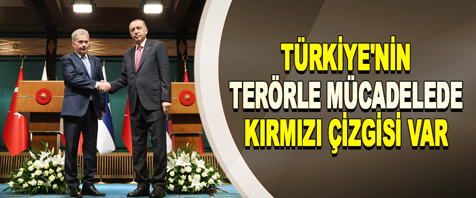 Türkiye'nin Terörle Mücadelede Kırmızı Çizgisi Var