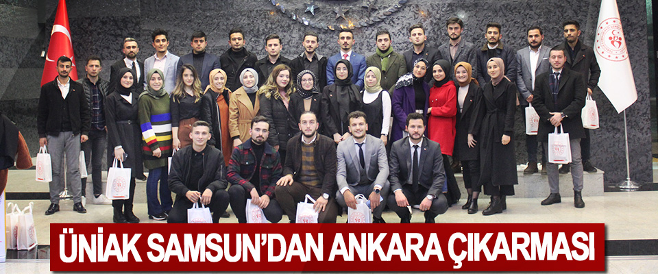 ÜniAk Samsun’dan Ankara Çıkarması