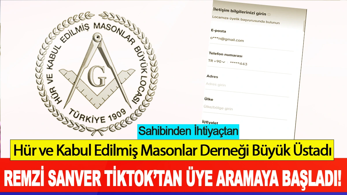 Remzi Sanver Tiktok’tan Üye Aramaya Başladı!