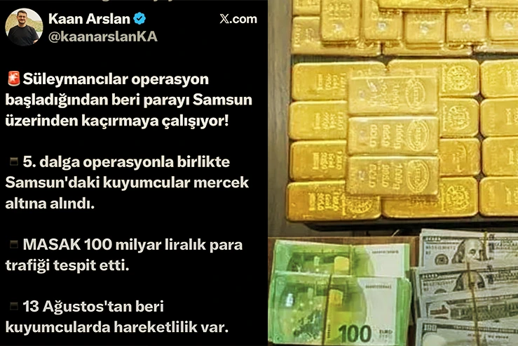 Aydınlık Muhabirinden çarpıcı Samsun iddiası; 100 milyar liralık para trafiği kuyumcular üzerinden mi kaçırılıyor!