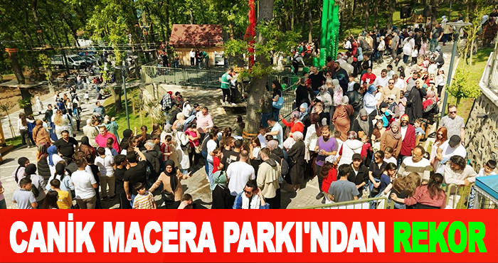 Canik Macera Parkı'ndan Rekor
