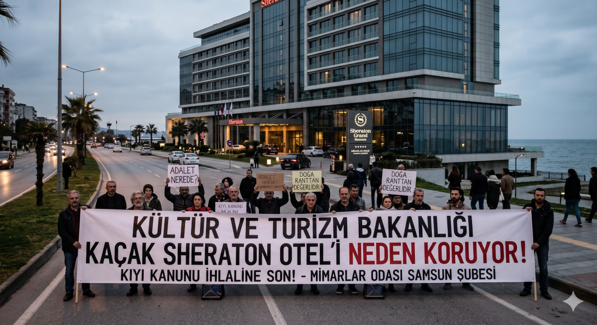 Kültür ve Turizm Bakanlığı Kaçak Sheraton Otel’i Koruyor mu!