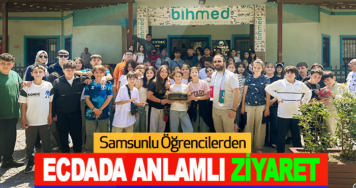 Samsunlu öğrencilerden ecdada anlamlı ziyaret