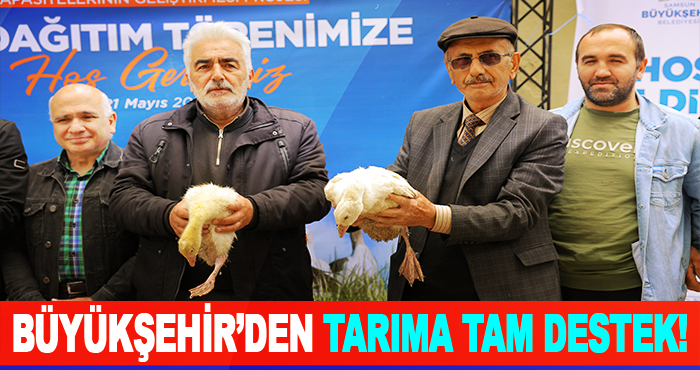 Büyükşehir’den tarıma tam destek!